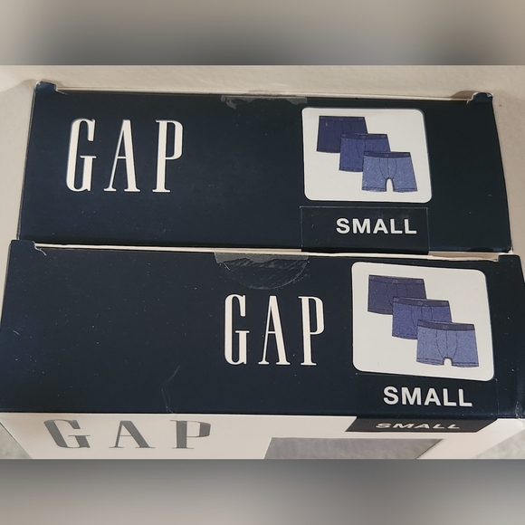 Size Small Boxer Briefs 3 Packages - GAP 5", GAP 3", DICKIES 5" (11 Pair) NEW - Picture 6 of 10